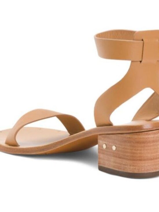 NIB Women's Beek Sapphire Strappy Heeled Sandals in Honey Size 8 - Picture 2 of 7